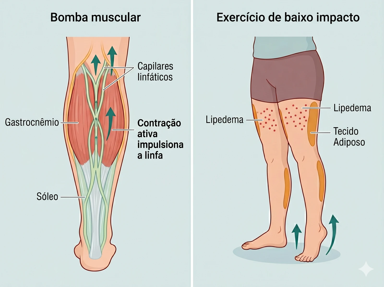 Fig. 4 — Exercício terapêutico no lipedema