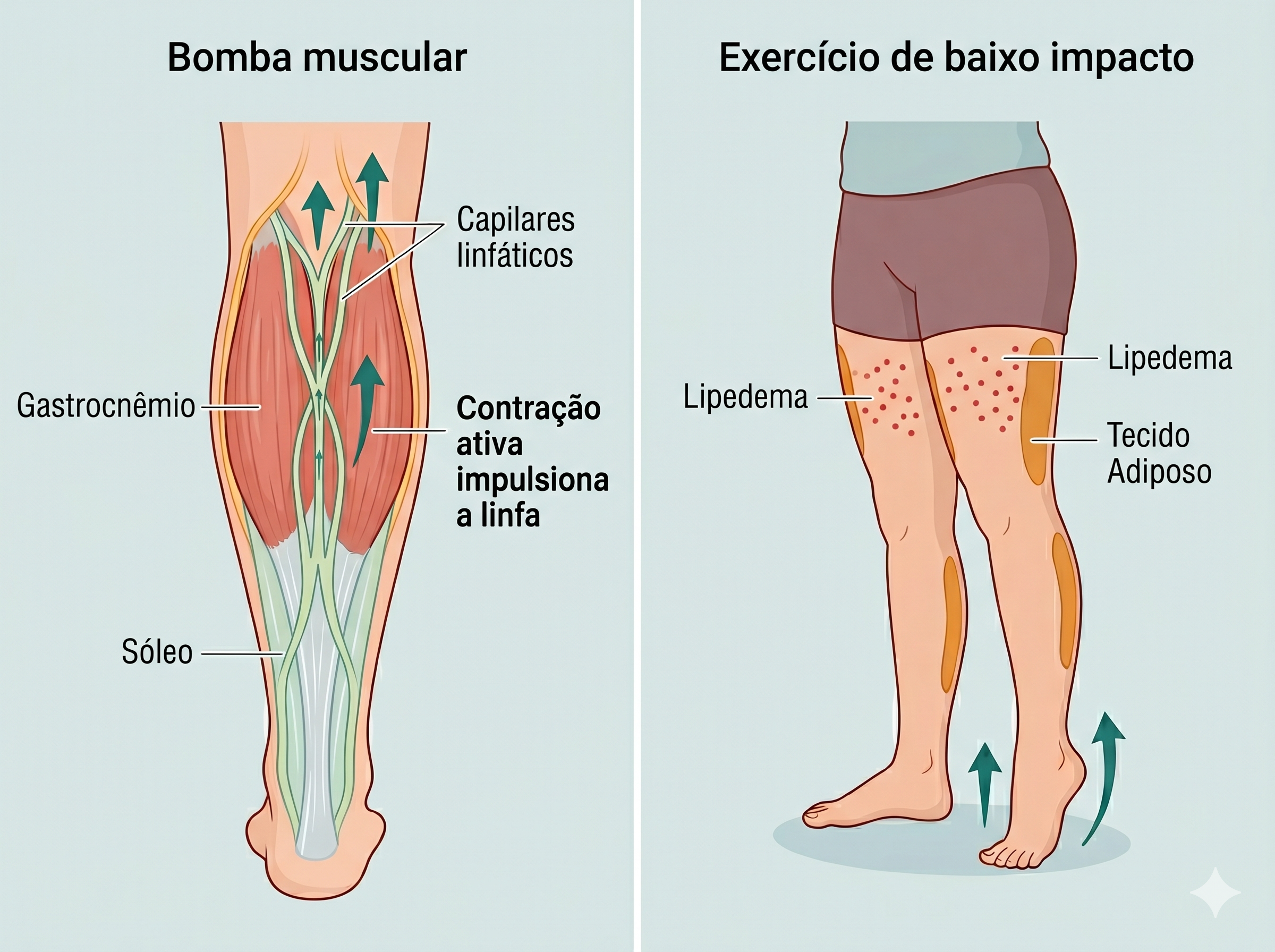 Fig. 4 — Exercício terapêutico no lipedema