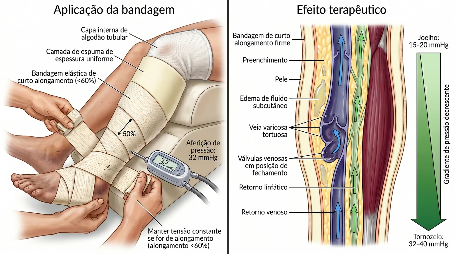 Fig. 5 — Compressoterapia multicamadas