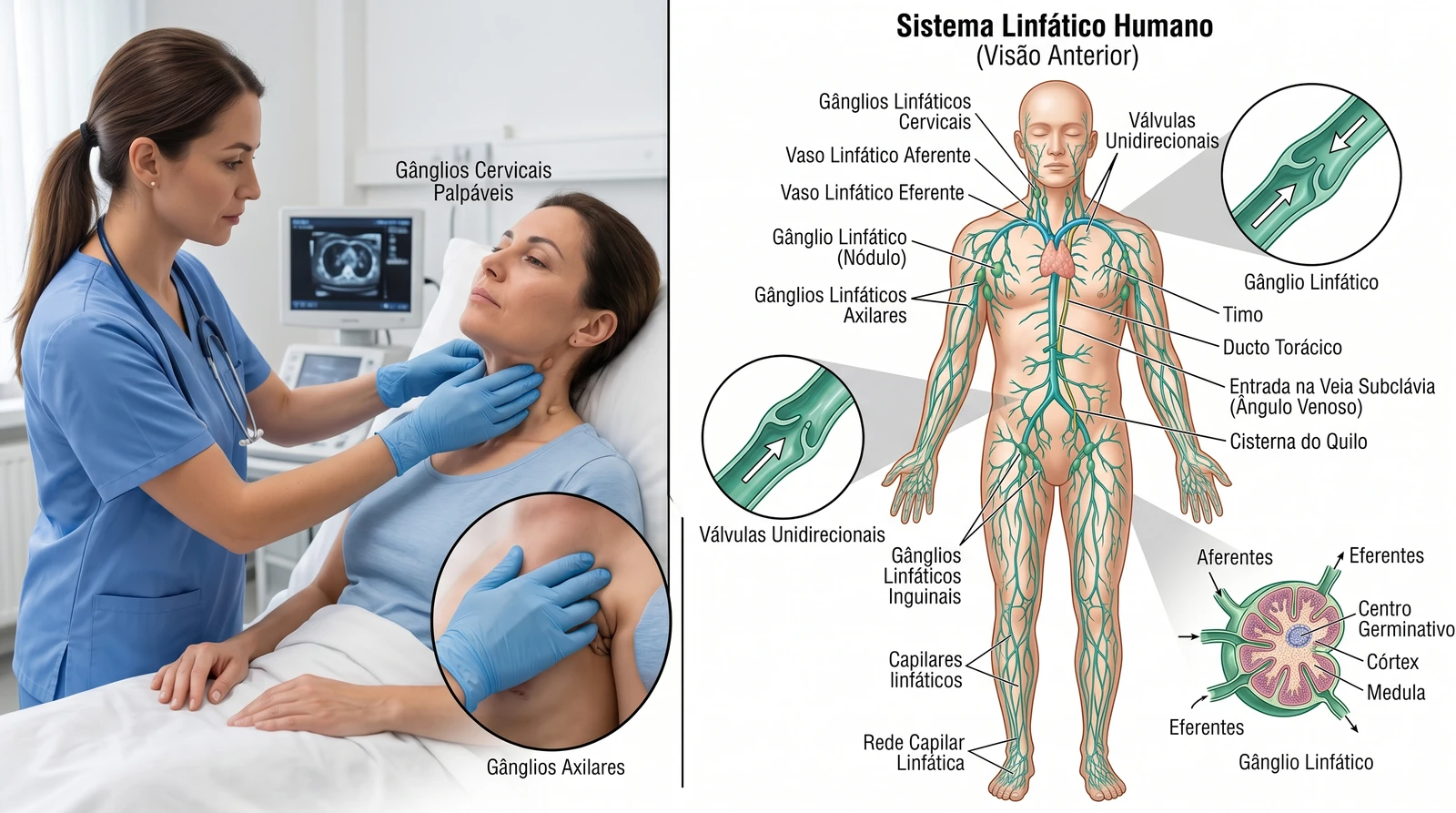 Fig. 3 — Anatomia do sistema linfático