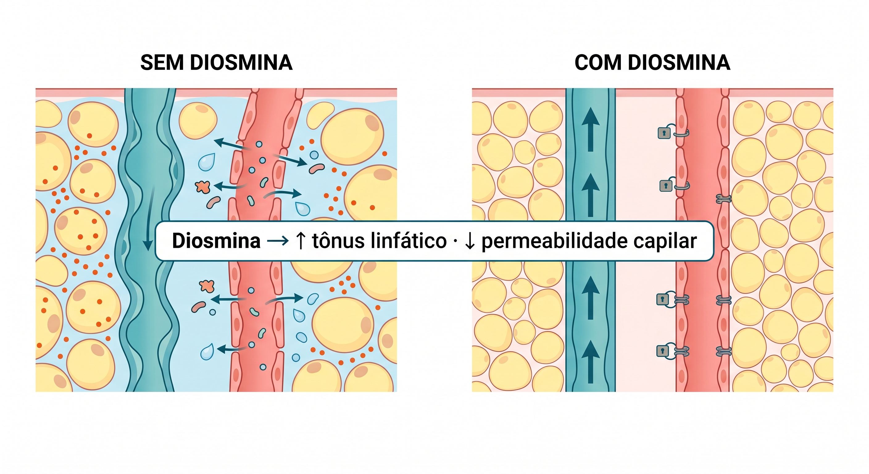 Fig. 2 — Mecanismo da diosmina
