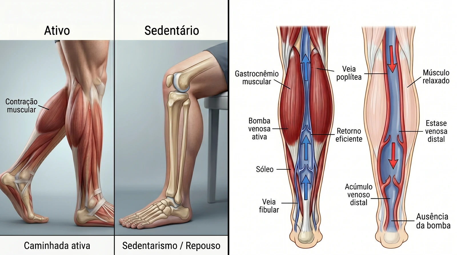 Fig. 2 — Bomba muscular da panturrilha